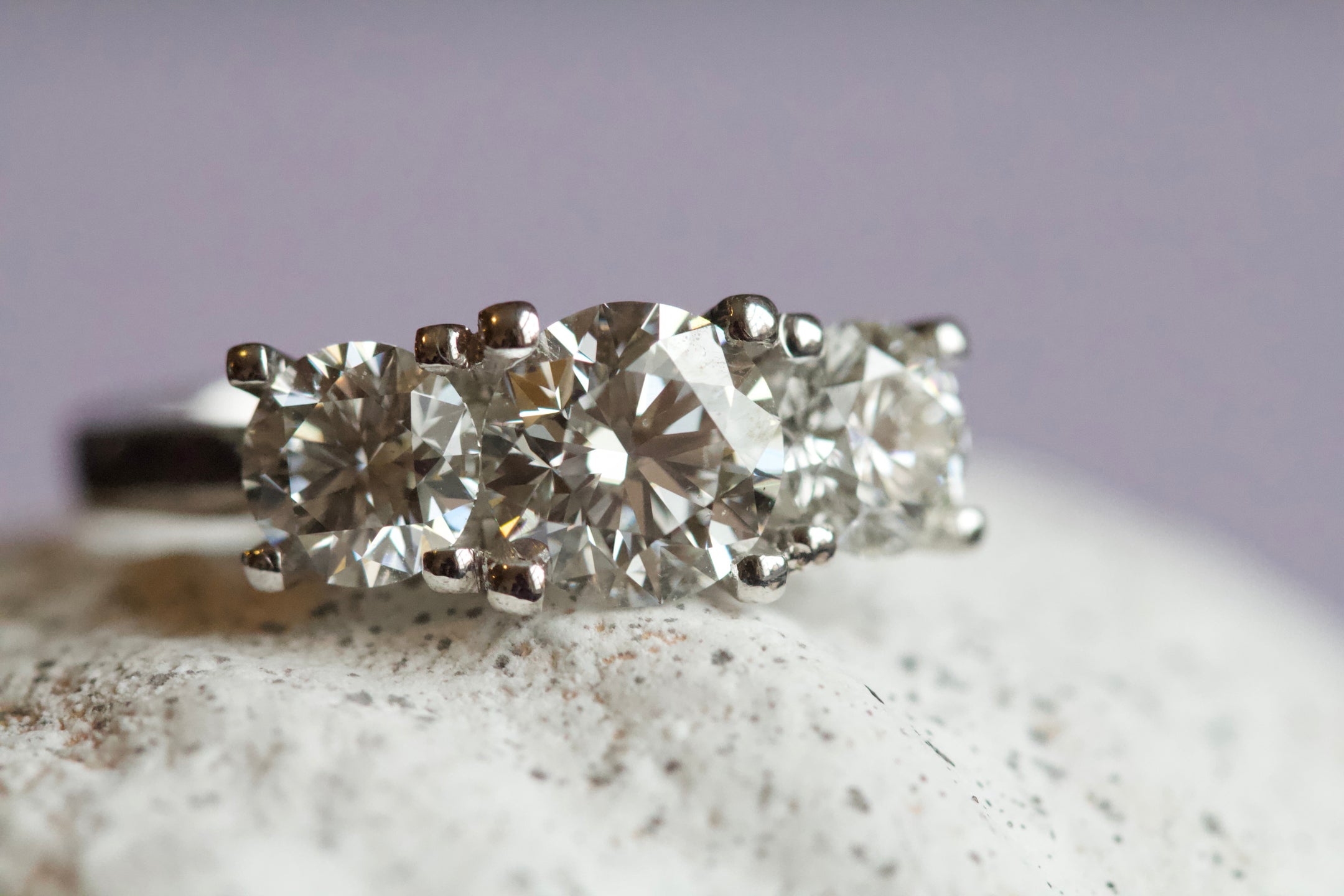 Three Stone Diamond Rings