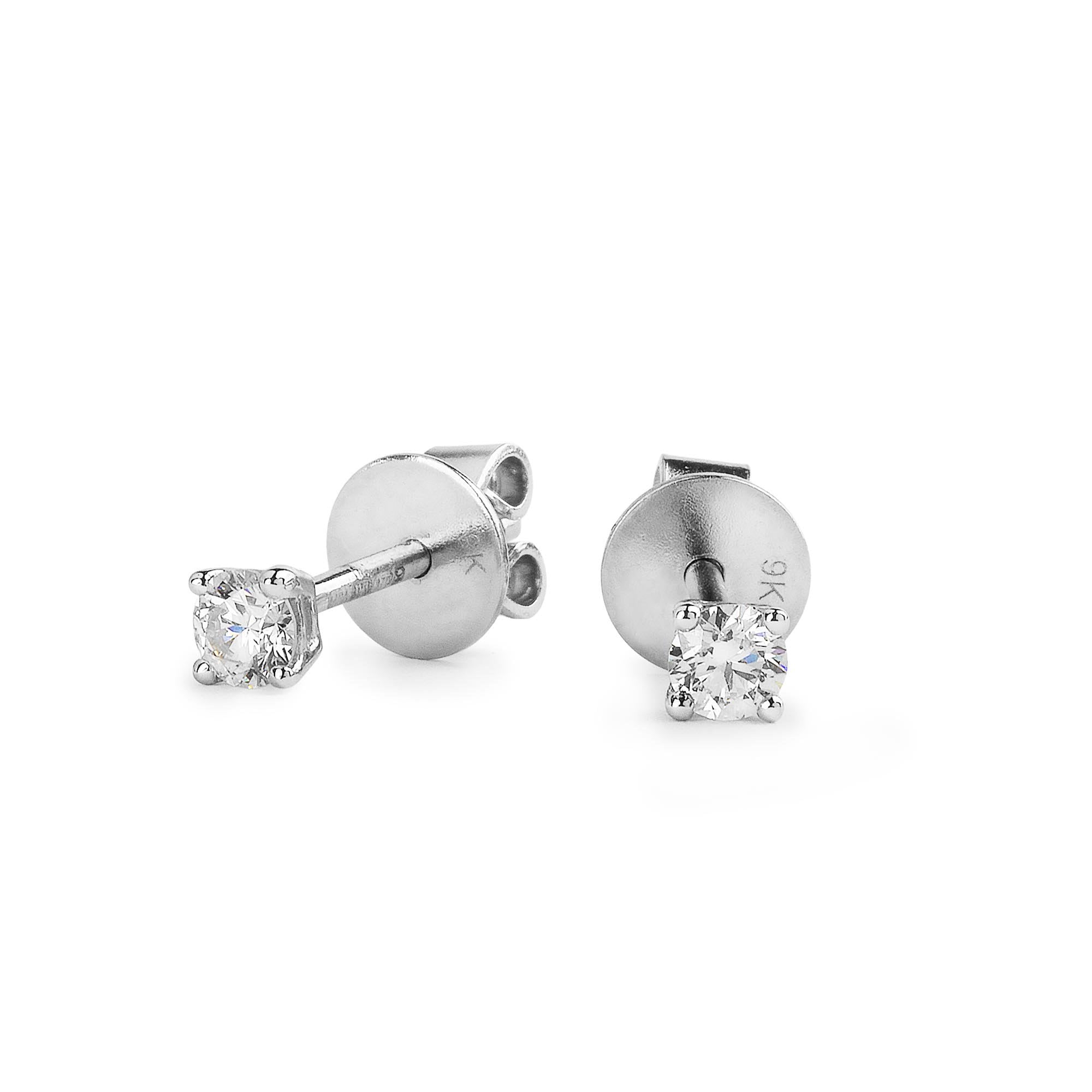 0.20ct Natural Diamond Stud Earrings