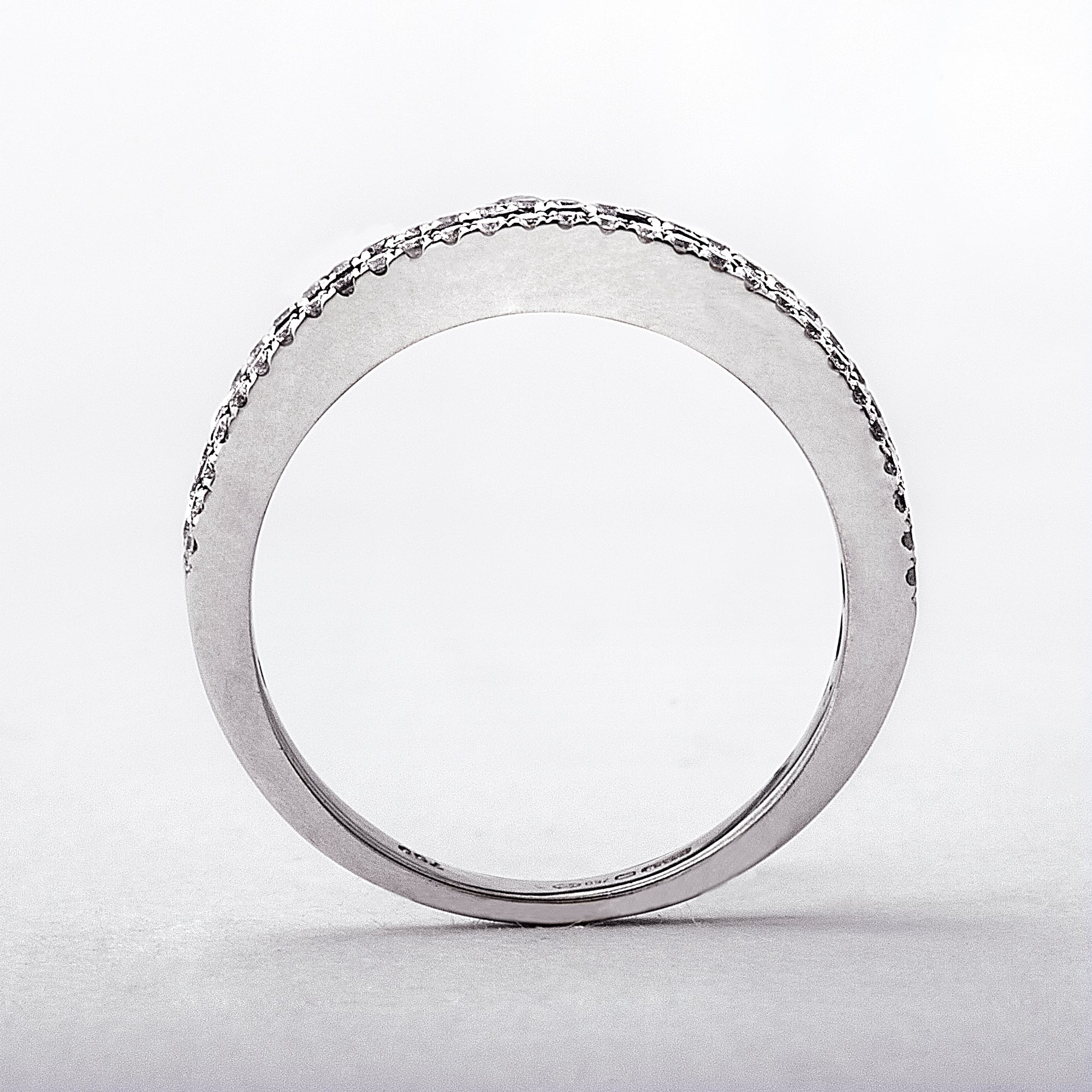 0.65ct White Gold Sapphire & Diamond Dress Ring