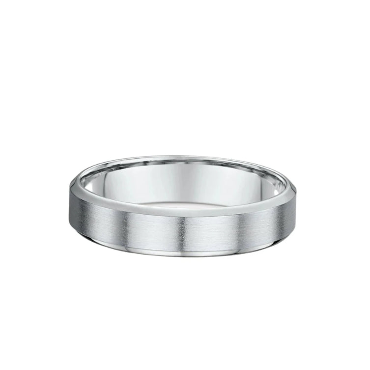 Ladies 5mm White Gold Wedding Band