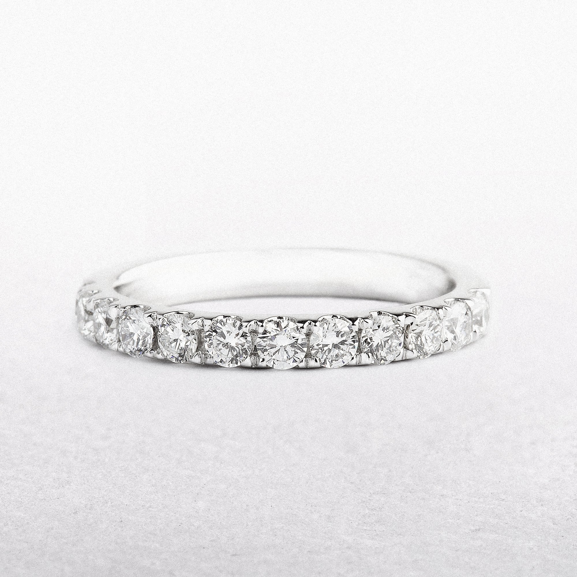 18ct White Gold Channel Setting Natural Diamond Wedding Band