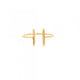 18ct Yellow Gold Bar Style Ring