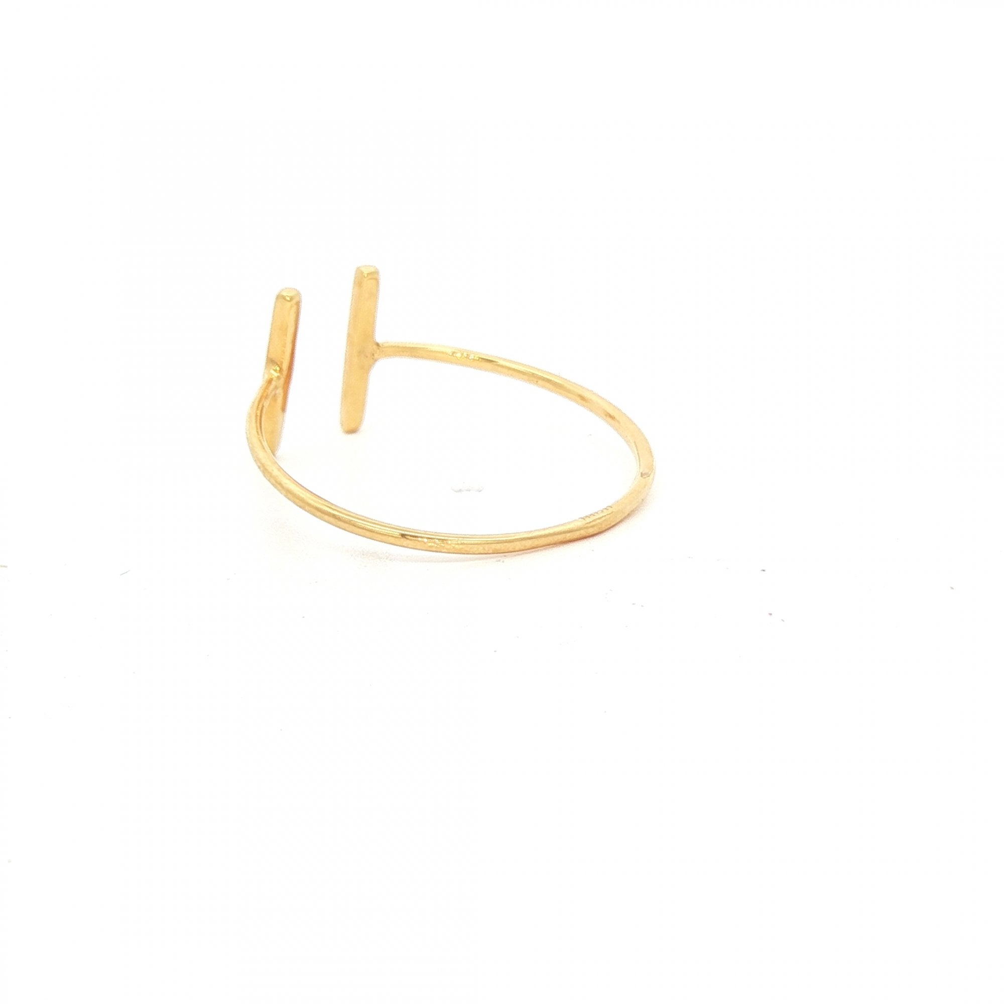 18ct Yellow Gold Bar Style Ring