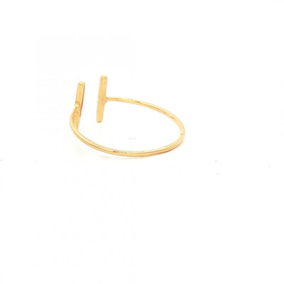 18ct Yellow Gold Bar Style Ring
