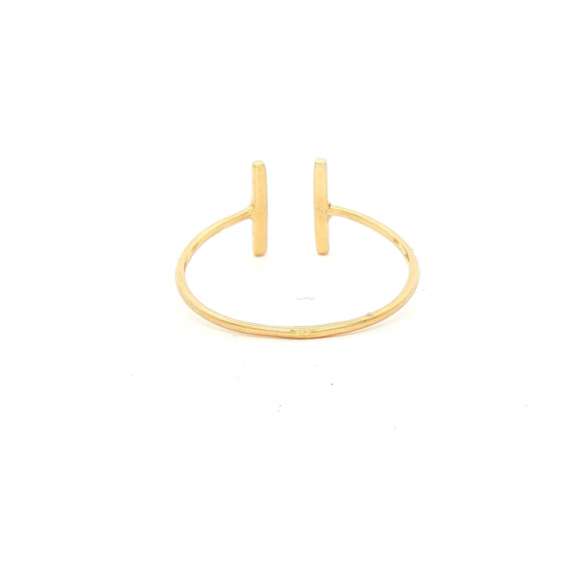 18ct Yellow Gold Bar Style Ring
