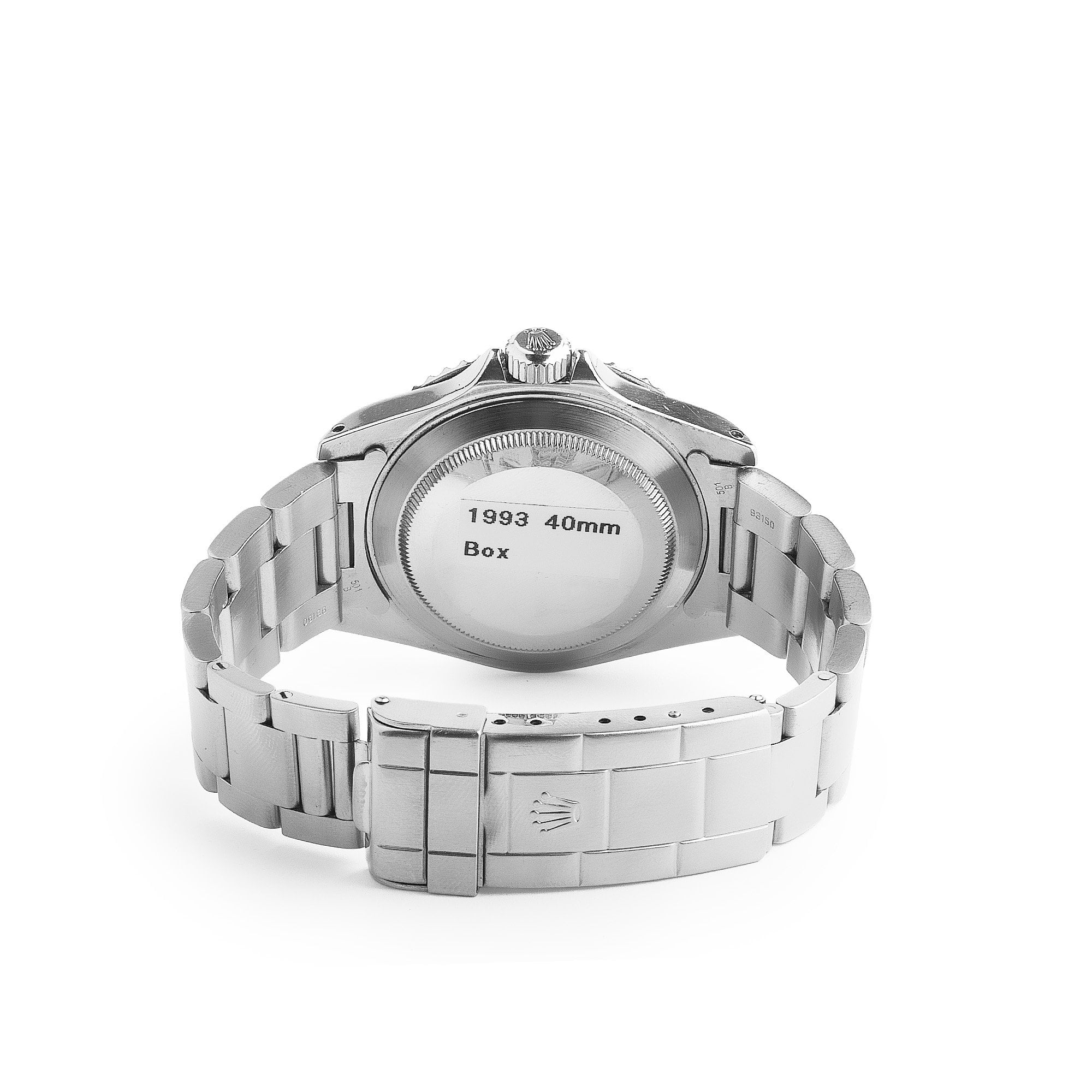1993 Gents 40mm Rolex Submariner With Black Dial NoDate Stainless Style Oyster Bracelet