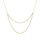 2 Strand Rope Trace 18 Inch Necklet in 9ct Gold