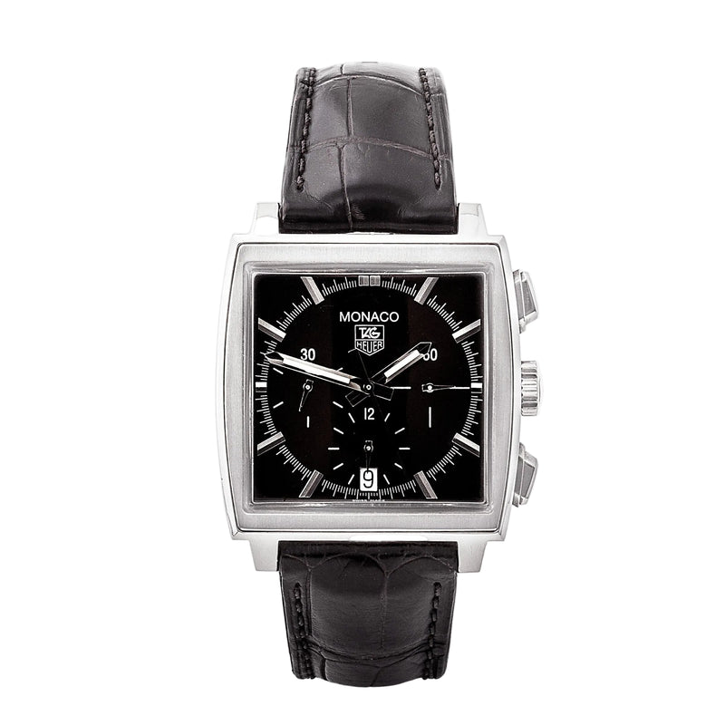 2009 Gents Tag Heuer Python Chronograph Square Dial 38mm Watch