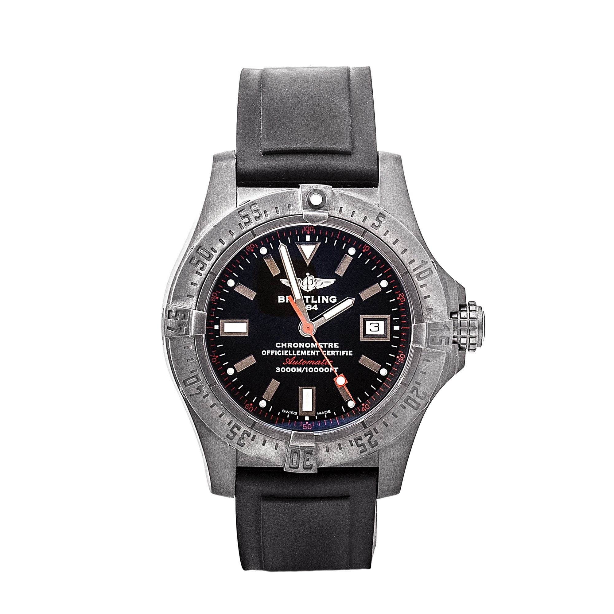 2012 Gents Breitling Avenger Seawolf Watch Certified with Box