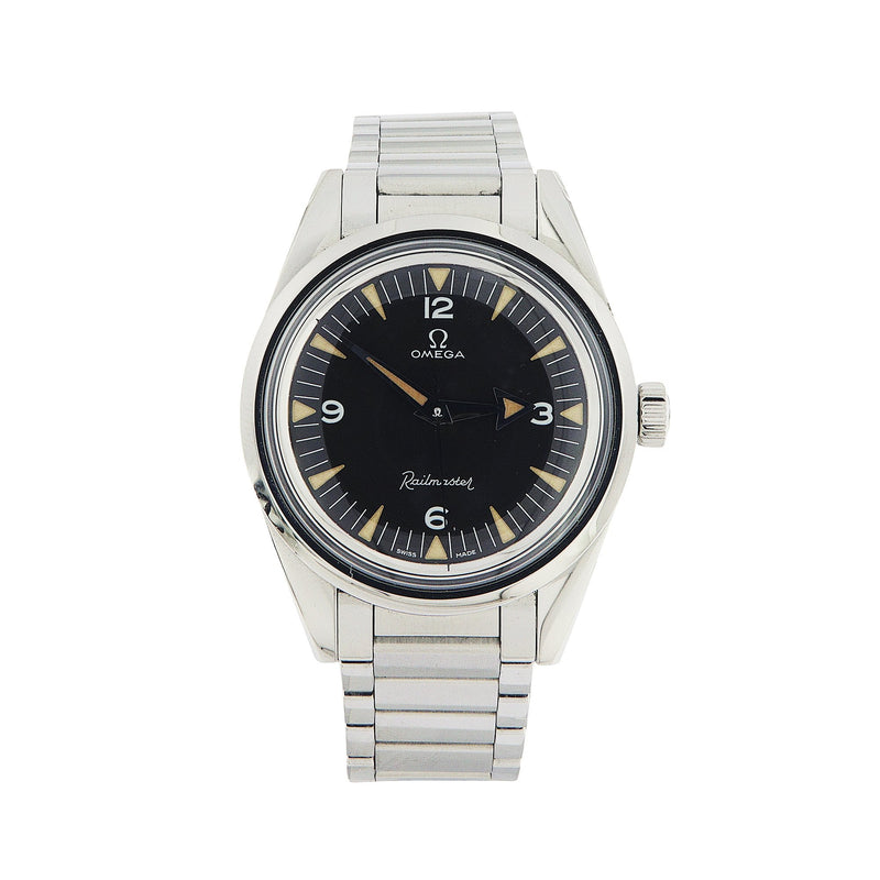 2019 Gents Omega Railmaster Black Dial on Stainless Steel Bracelet