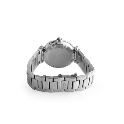 2021 Gents Cartier Automatic PASHA  Black Dial On Stainless Steel Bracelet