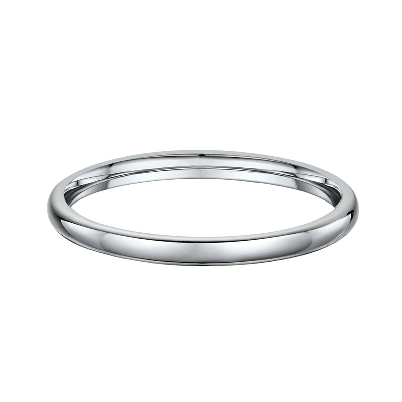 2mm Classic Ladies Wedding Band In Platinum