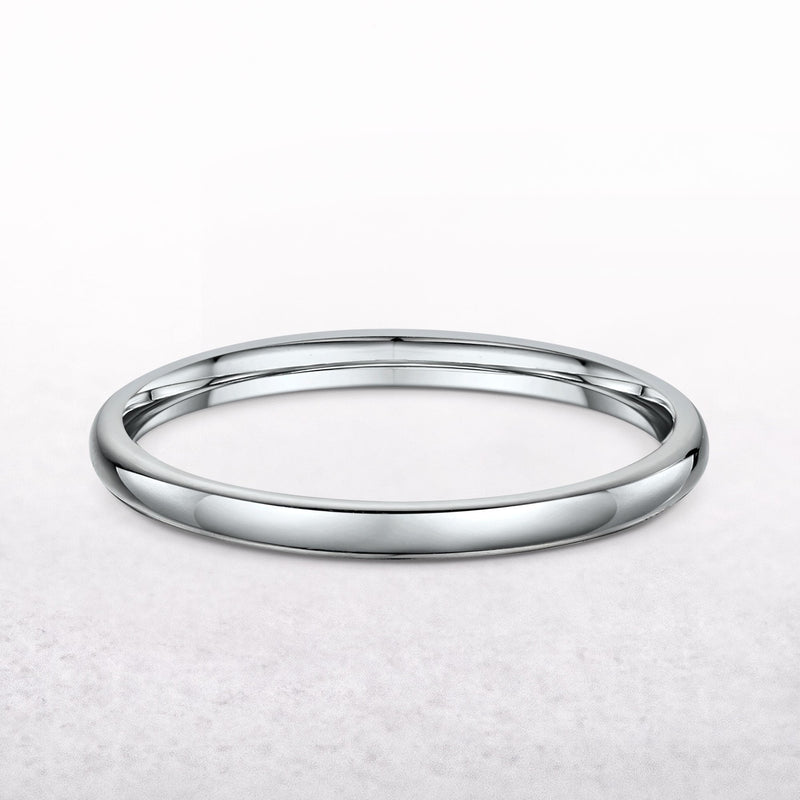 2mm Classic Ladies Wedding Band In Platinum