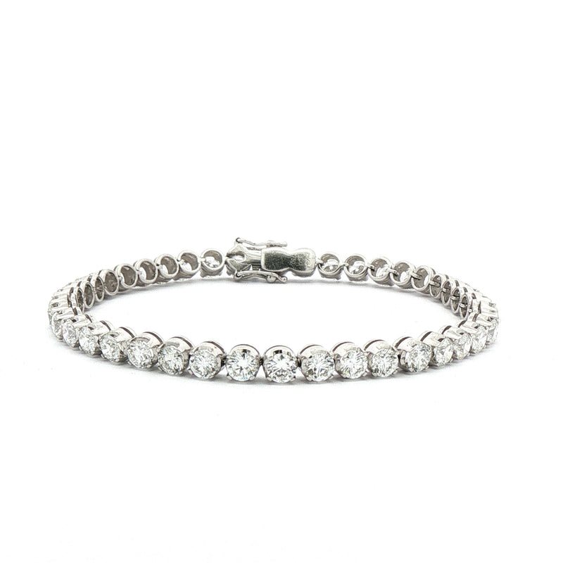 8.00ct F VS Heinz Mayer Natural Line Diamond Barcelet set in 18ct White Gold