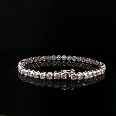 8.00ct F VS Heinz Mayer Natural Line Diamond Barcelet set in 18ct White Gold