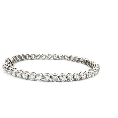 8.00ct F VS Heinz Mayer Natural Line Diamond Barcelet set in 18ct White Gold