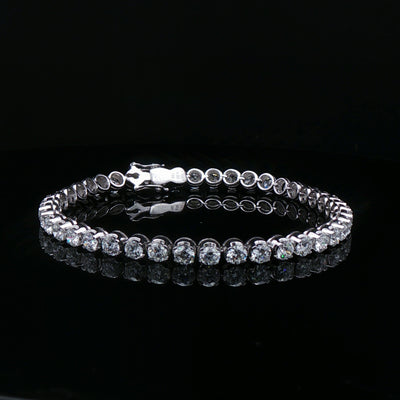 8.00ct F VS Heinz Mayer Natural Line Diamond Barcelet set in 18ct White Gold