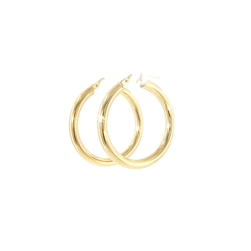 Creole Earrings in 9ct Yellow Gold