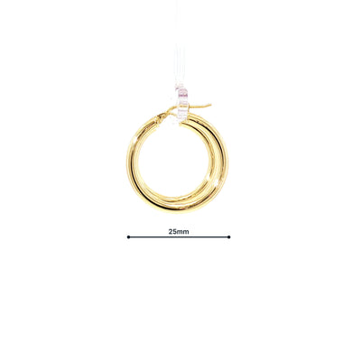 Creole Earrings in 9ct Yellow Gold