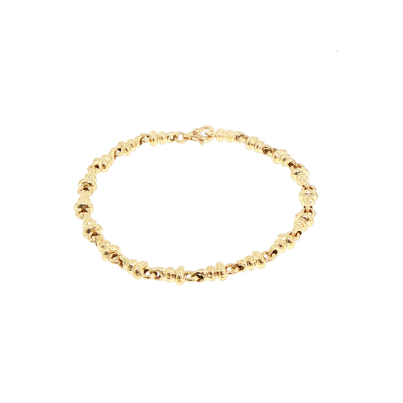 Fancy Link Bracelet in 9ct Yellow Gold