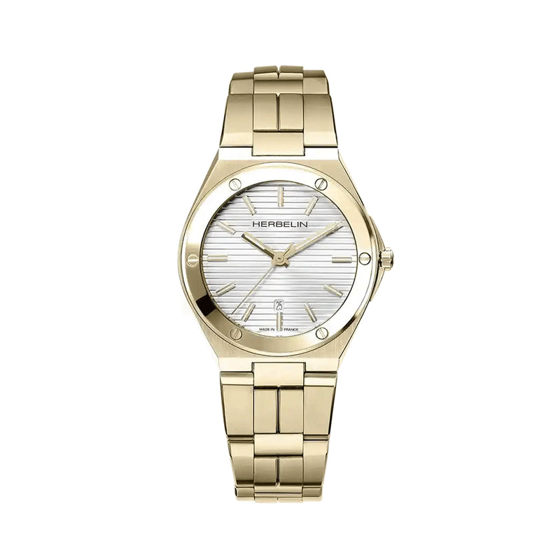 Ladies Herbelin Gold Plated Stainless Steel Cap Camarat On Bracelet
