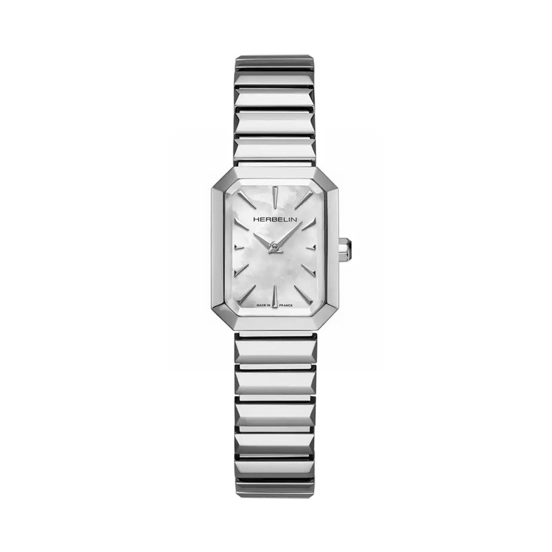 Ladies Herbelin White OCTOGÔNE Stainless Steel on Bracelet