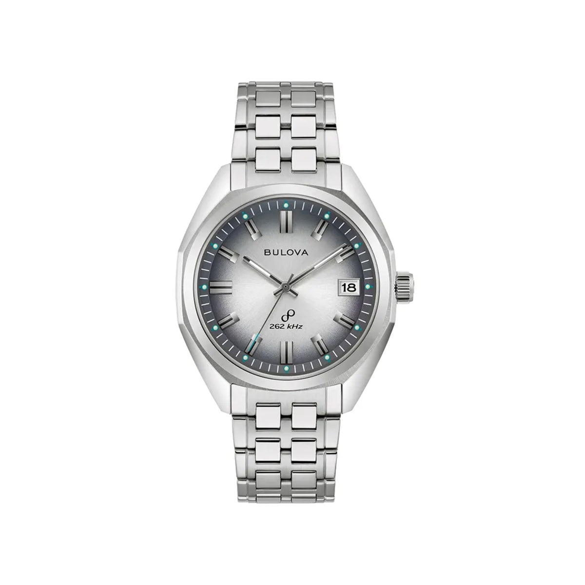 Bulova Gents Jet Star Silver Dial on Stainless Steel Bracelet