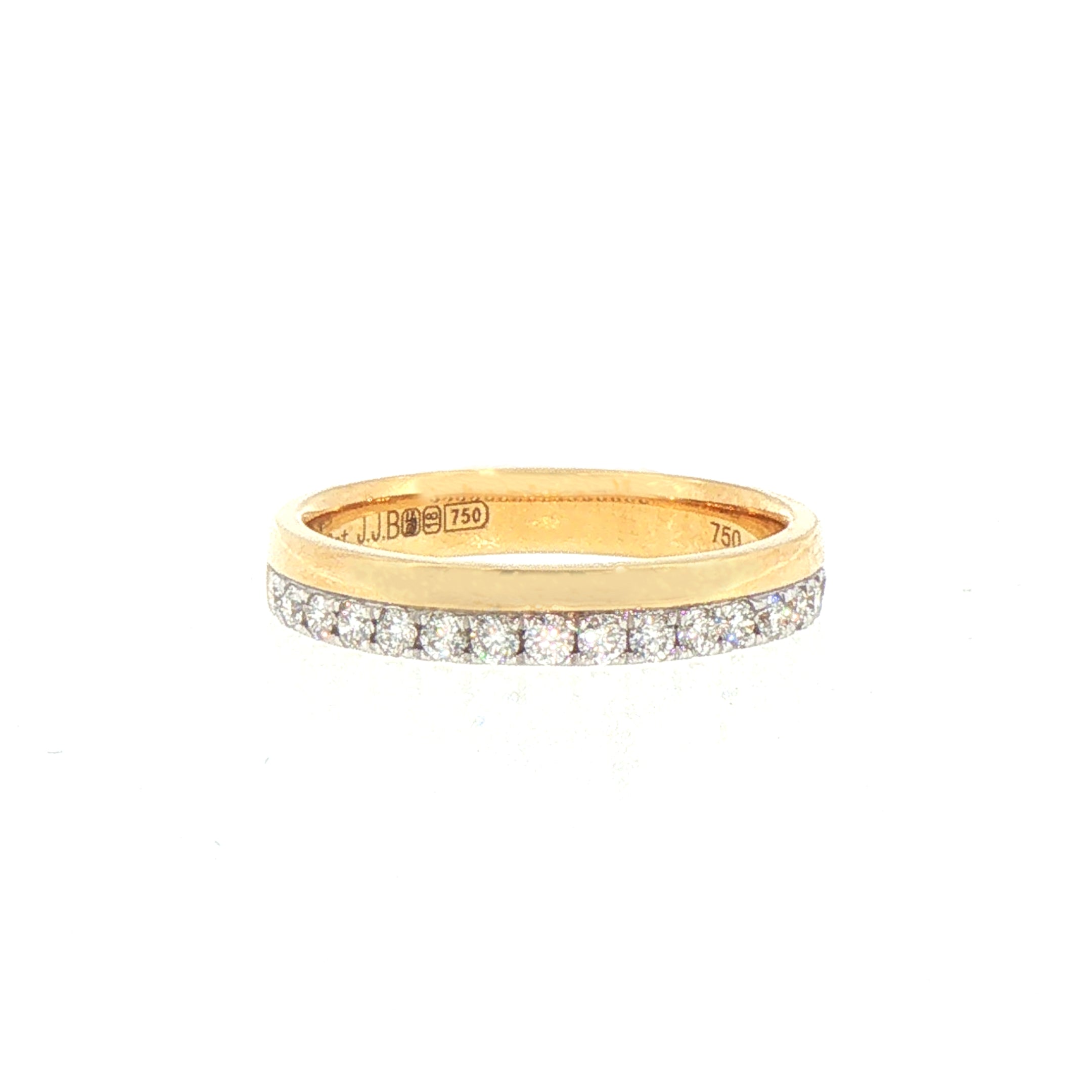 18ct Yellow Gold Natural Diamond Wedding Ring
