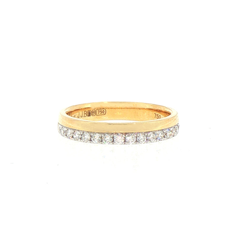 18ct Yellow Gold Natural Diamond Wedding Ring