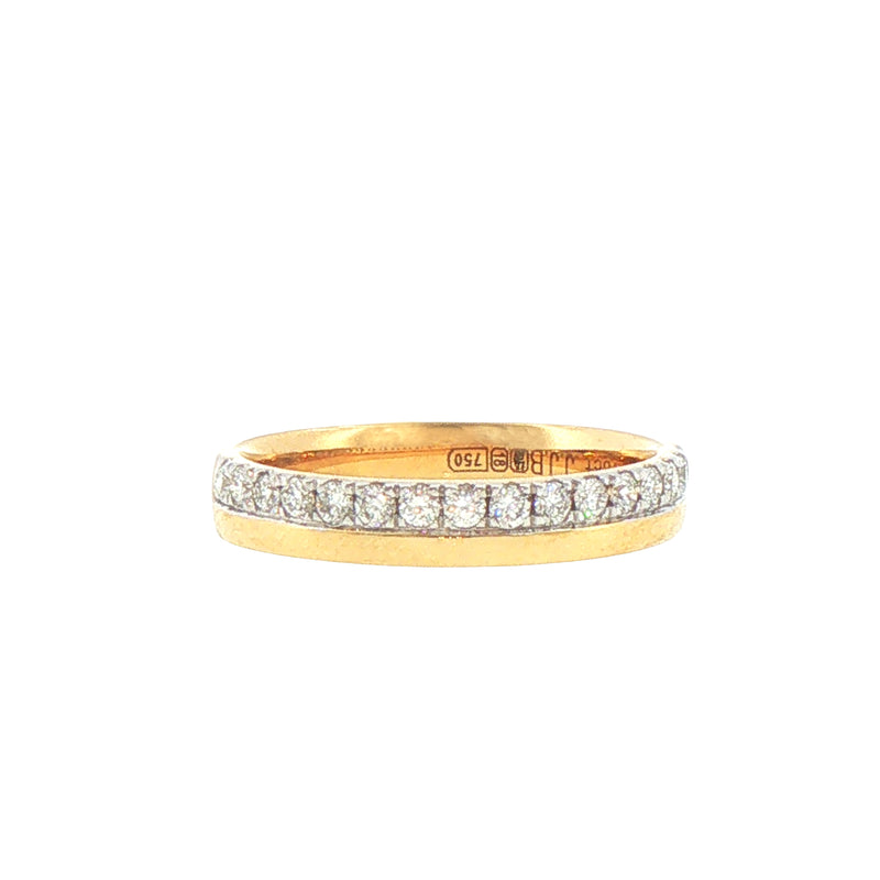 18ct Yellow Gold Natural Diamond Wedding Ring