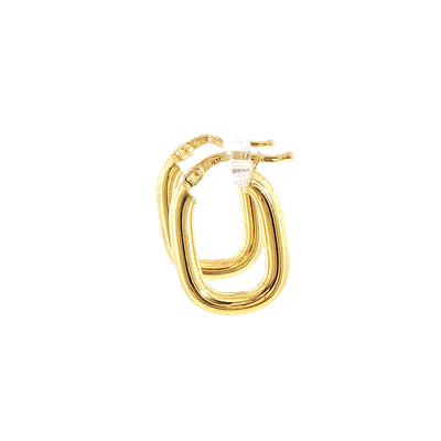Hoop Earrings Medium in 9ct Yellow Gold