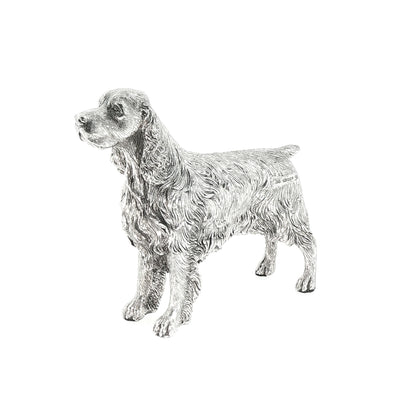Vintage Sterling Silver Standing Springer Spaniel