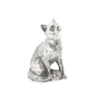 Vintage Small Sterling Silver Cat
