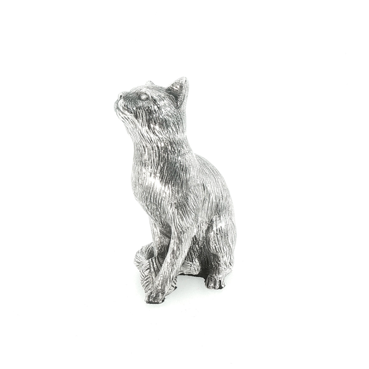 Vintage Small Sterling Silver Cat