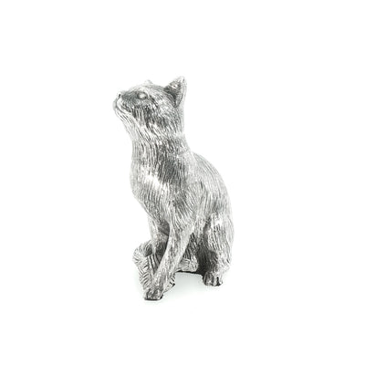 Vintage Small Sterling Silver Cat