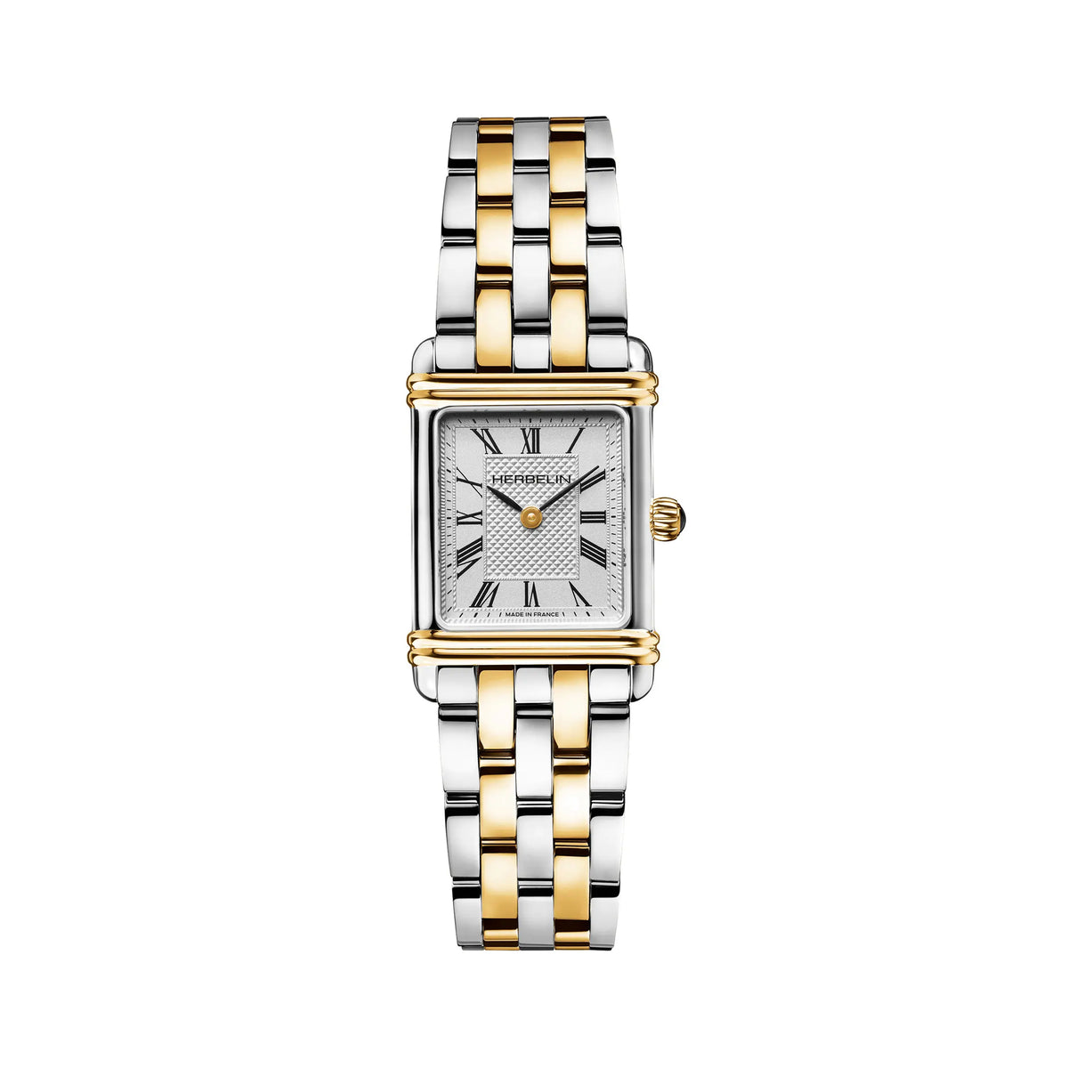 Ladies Herbelin Art Déco Two-Toned Stainless Steel Roman Numerals Dial on Bracelet