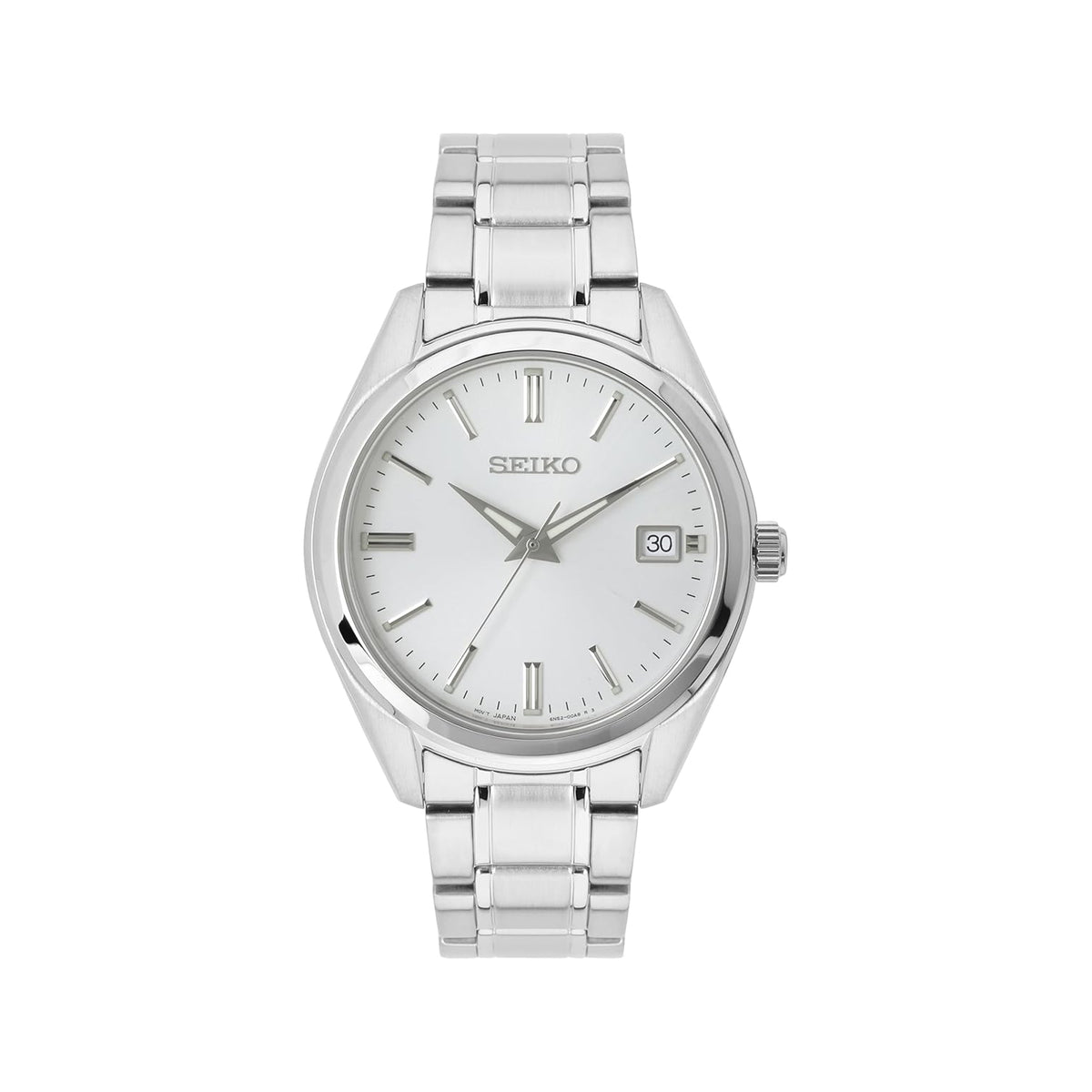 Seiko Ladies Silver Date Dial on Stainless Steel Bracelet