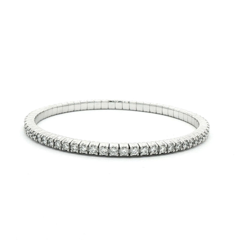 Natural Diamond 2.85ct Flexi Line Bracelet F VS