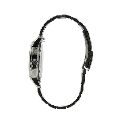 Gents Seiko Presage Automatic Watch with Hand Lacquer Black Dial in Stainless Steel