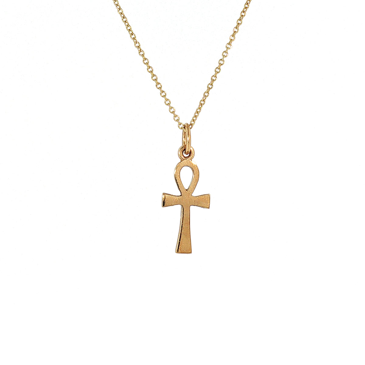 Egyptian Ankh Cross Pendant in 9ct Yellow Gold