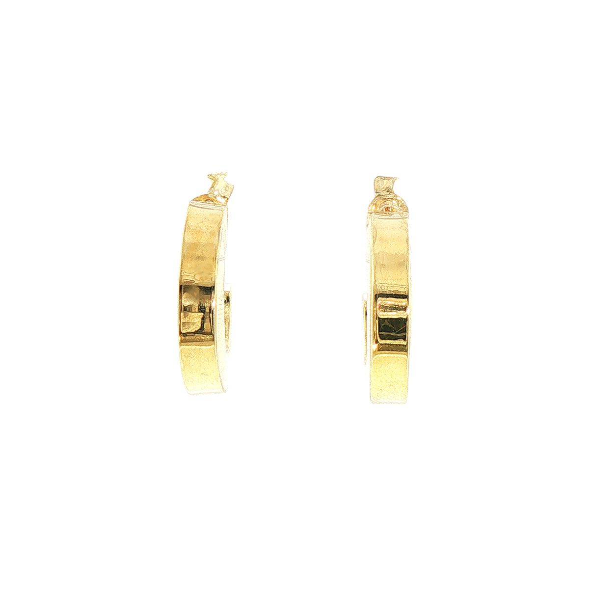 Medium Half Hoop Earrings in 9ct Gold