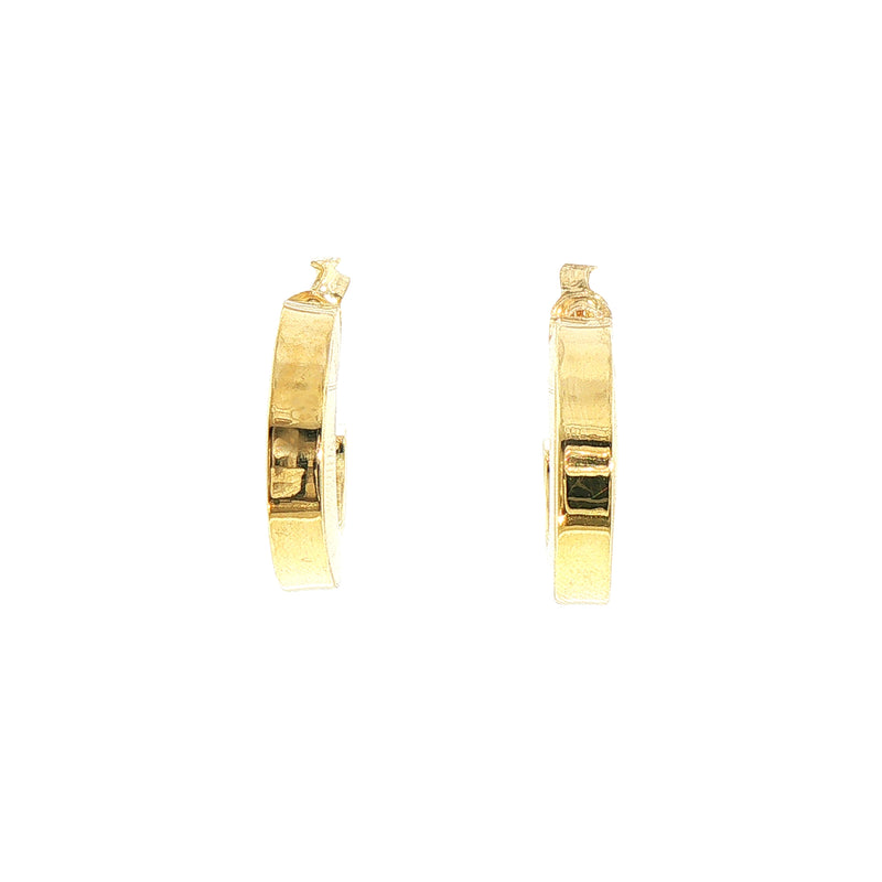 Medium Half Hoop Earrings in 9ct Gold