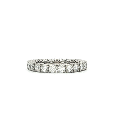 1.44ct Platinum Natural Diamond Full Hoop Eternity Ring