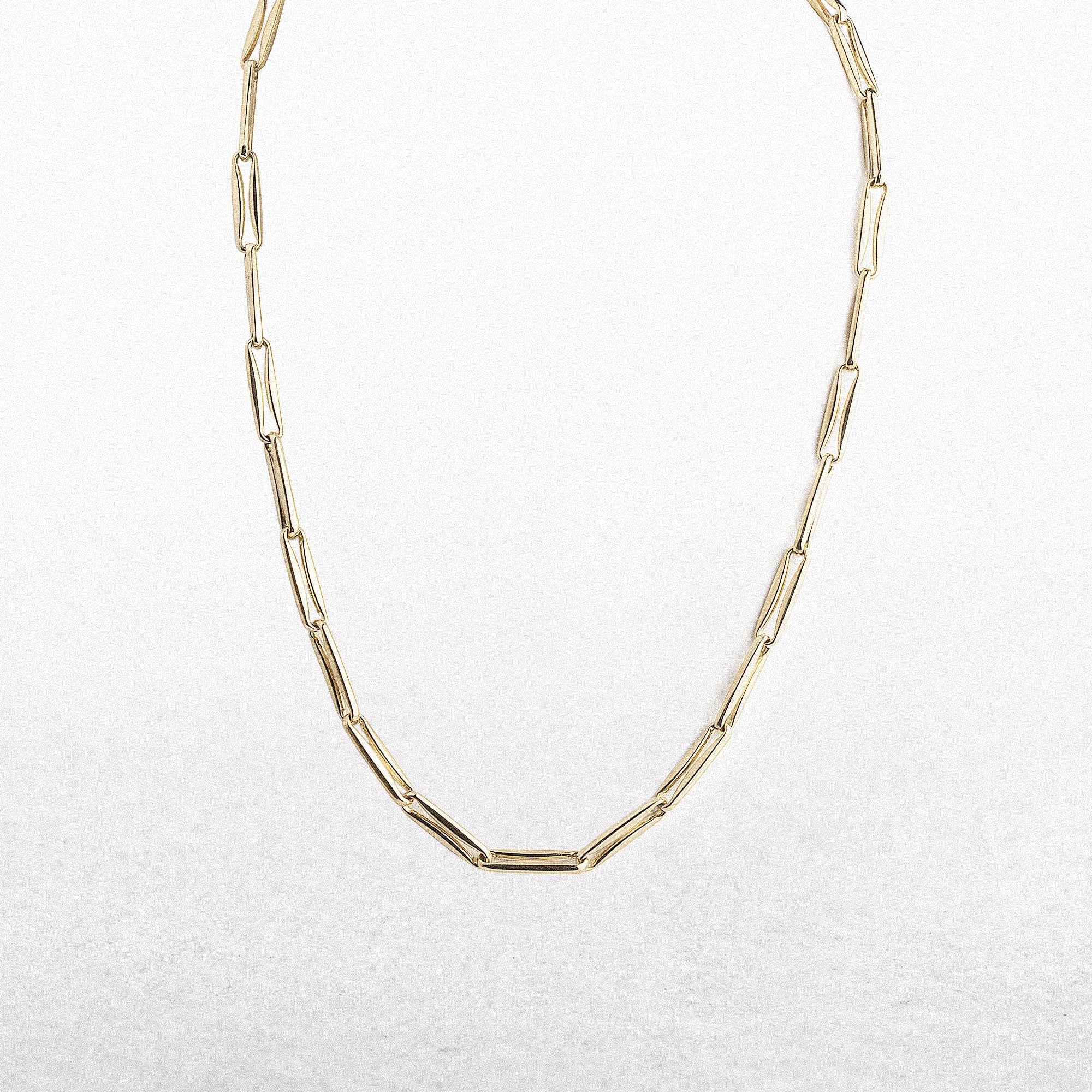 9ct Long Oval Link 18" Chain 13g