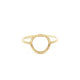 9ct Yellow Gold Circle Dress Ring