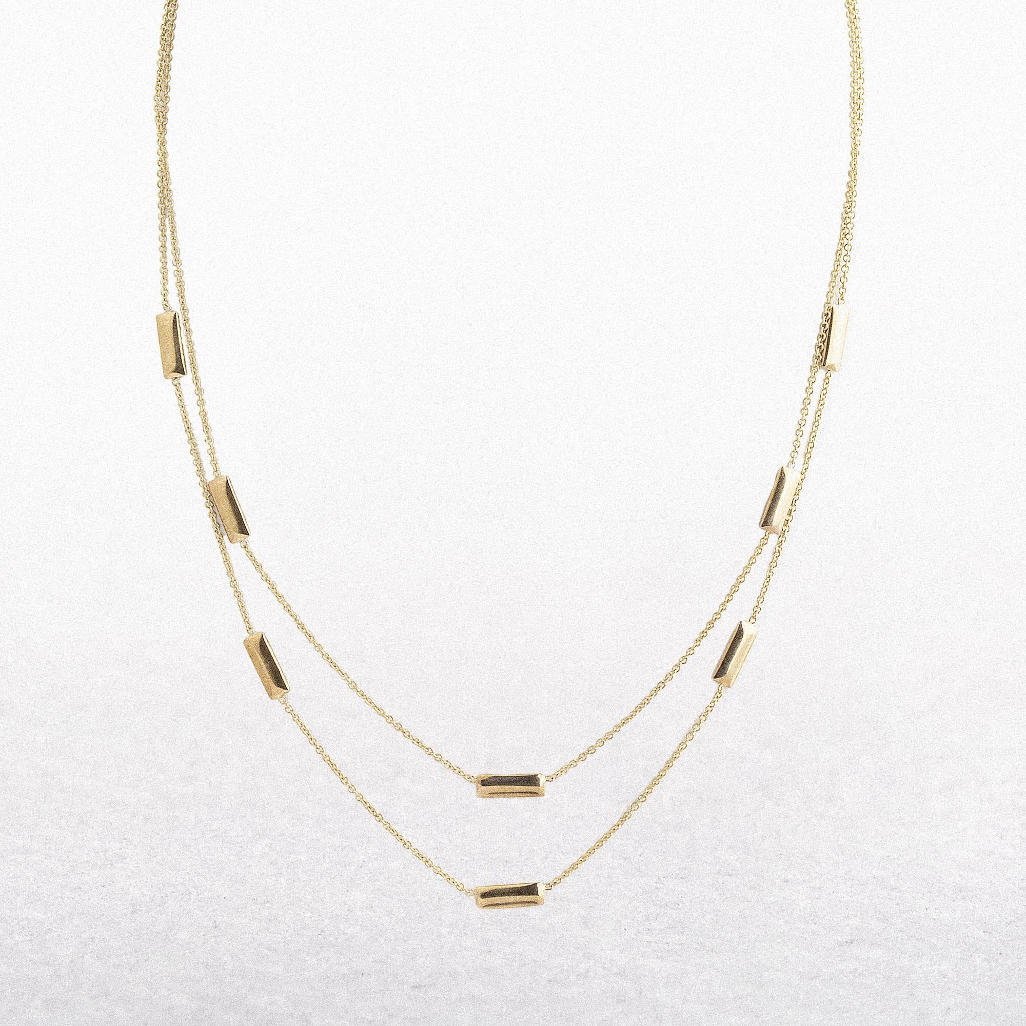 9ct Yellow Gold Double 17" Chain