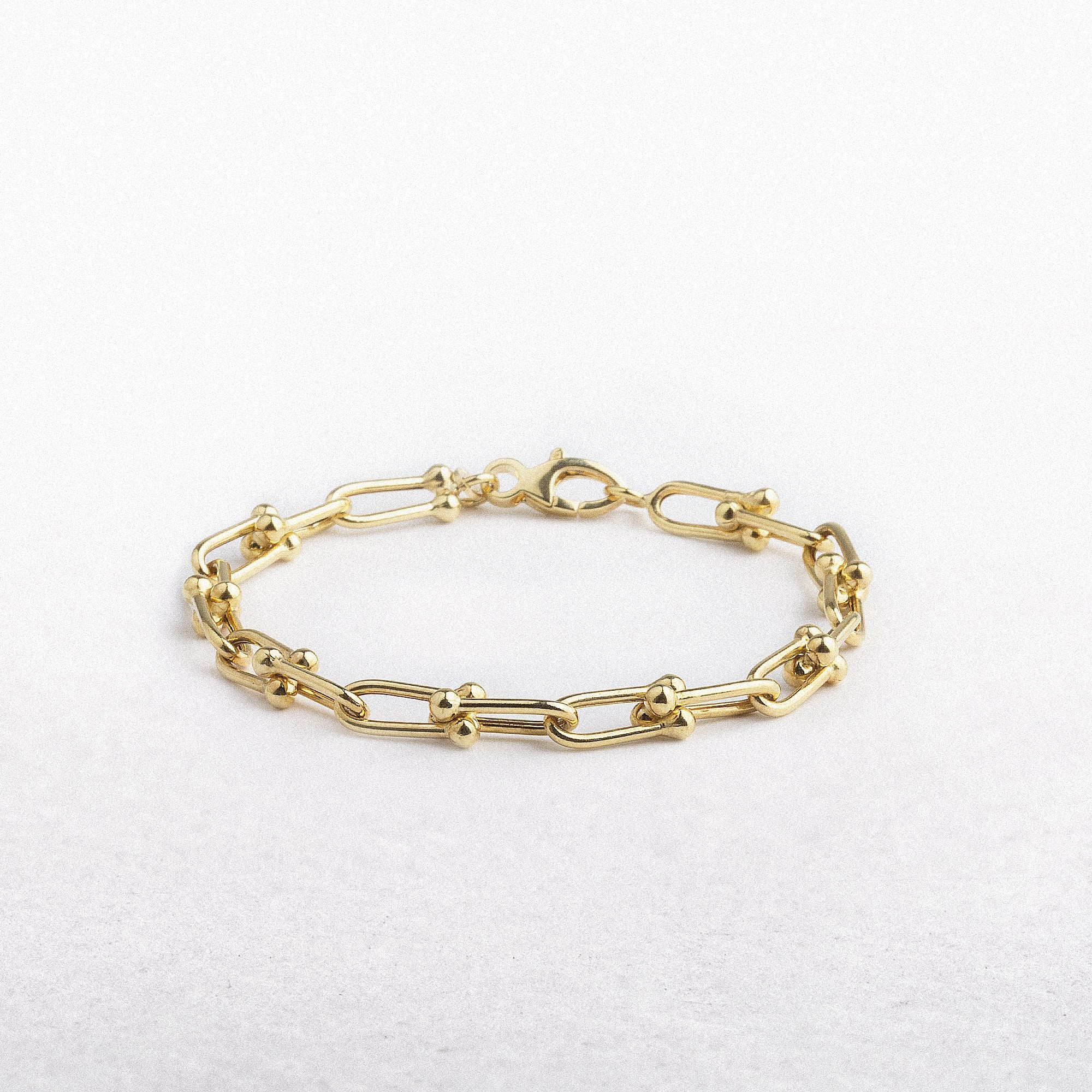9ct Yellow Gold Industrial Bracelet