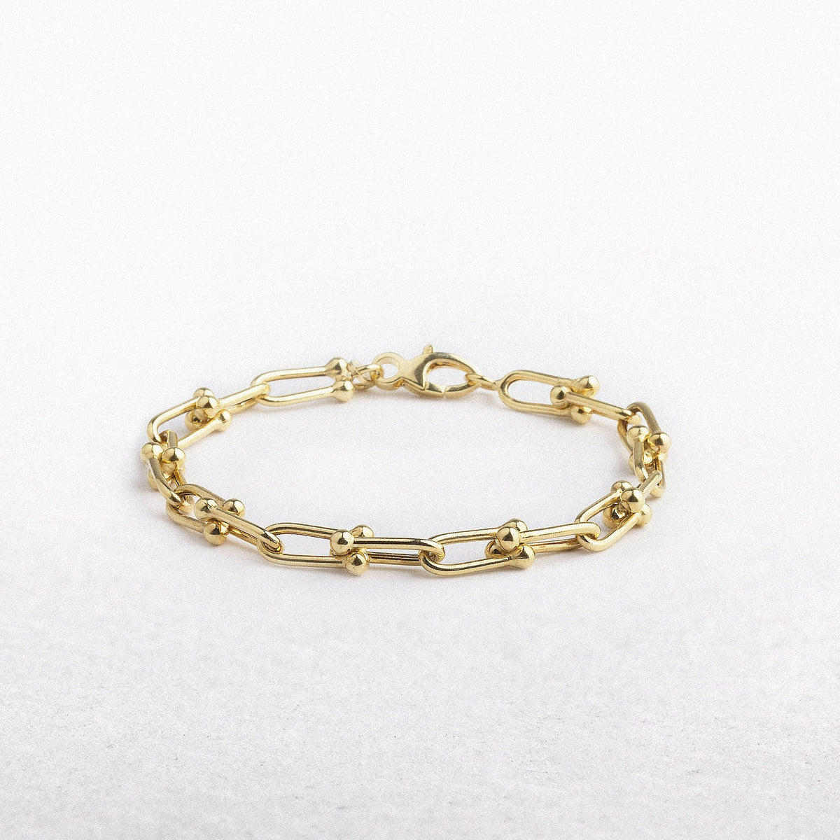 9ct Yellow Gold Industrial Bracelet