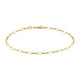 Small Paper Link Style Chain Bracelet in 9ct Yellow Gold
