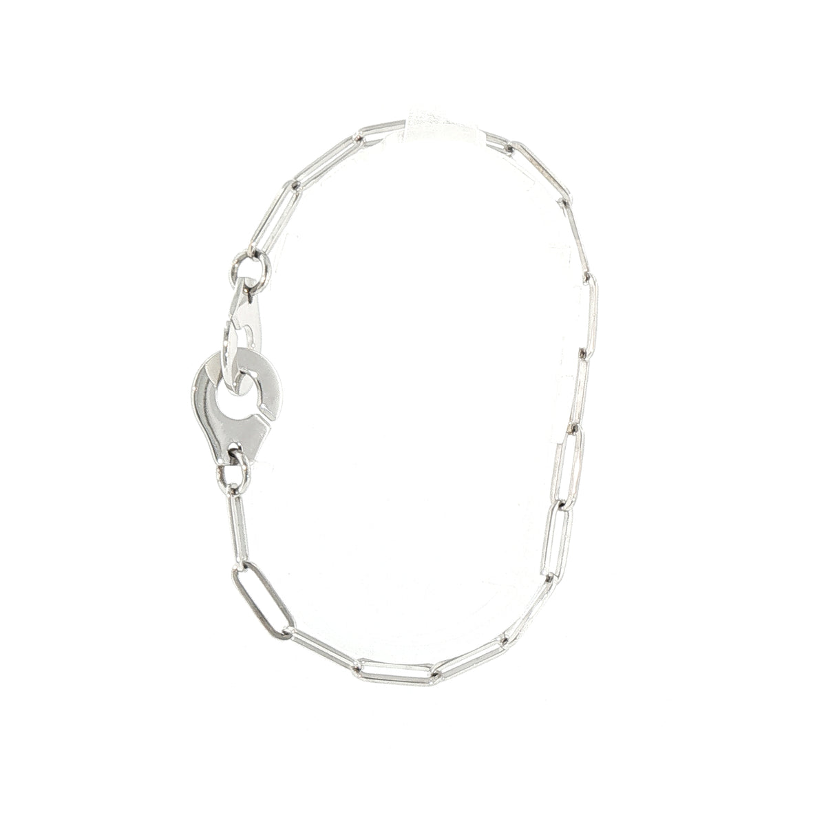 Cartier Dinh Van Paper Link & Cuff Style Bracelet Weighing 8g in 18ct White Gold